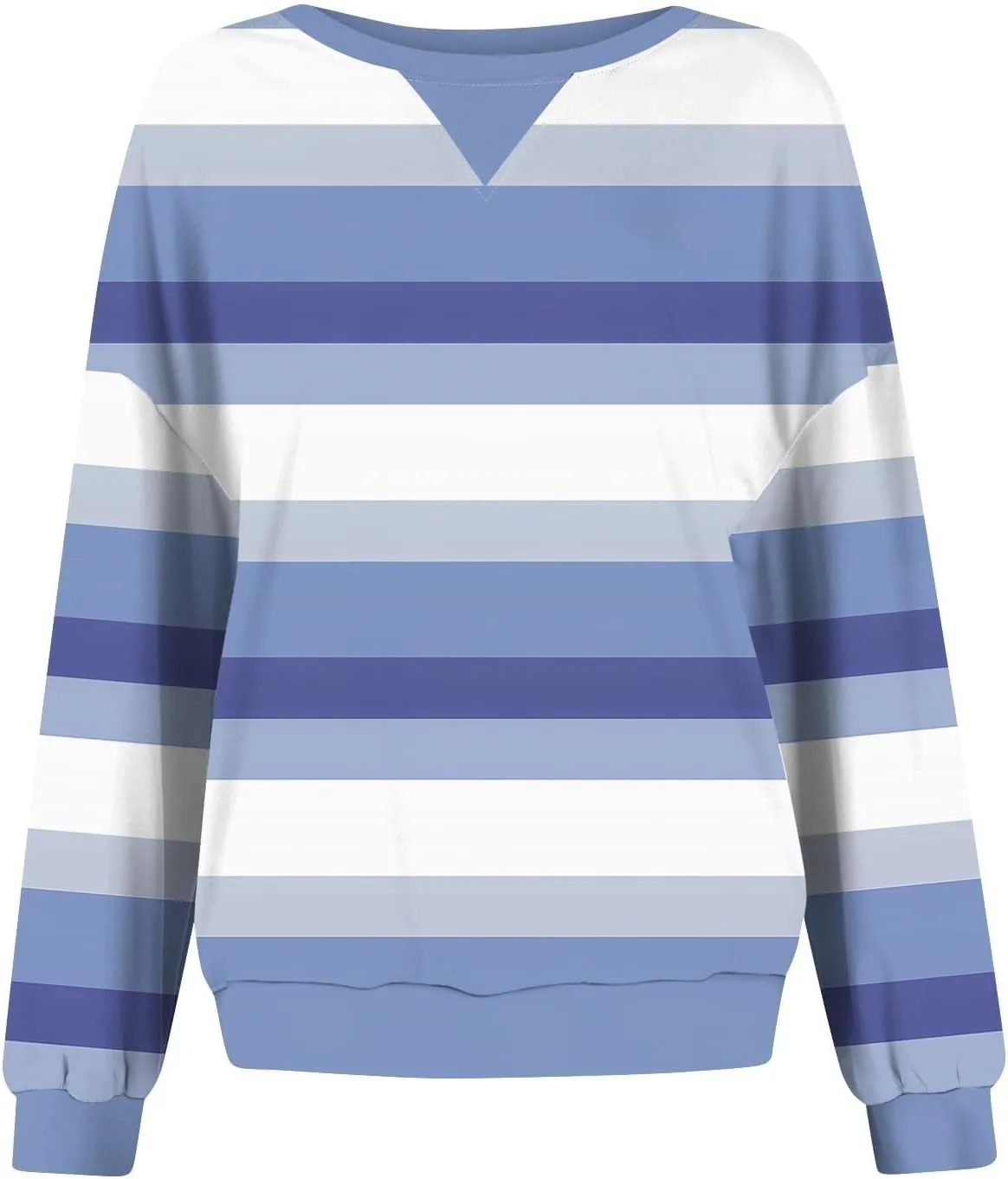 2024 Womens Oversized Graphic Crewneck Sweatshirt Long Sleeve Color Block Pullover Tops Casual Loose Shirt Fashion