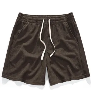 AIMPACT Mens Athletic Sweat Shorts 5.5" Elastic Waist Casual Pajama Short with Pocket Gym Workout Short Shorts for Men