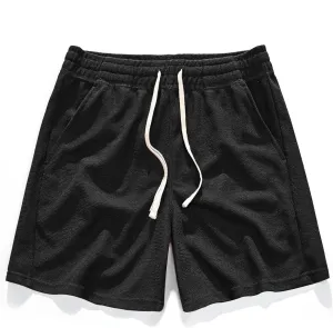 AIMPACT Mens Athletic Sweat Shorts 5.5" Elastic Waist Casual Pajama Short with Pocket Gym Workout Short Shorts for Men