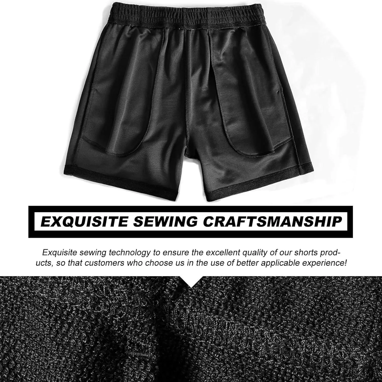 AIMPACT Mens Athletic Sweat Shorts 5.5" Elastic Waist Casual Pajama Short with Pocket Gym Workout Short Shorts for Men