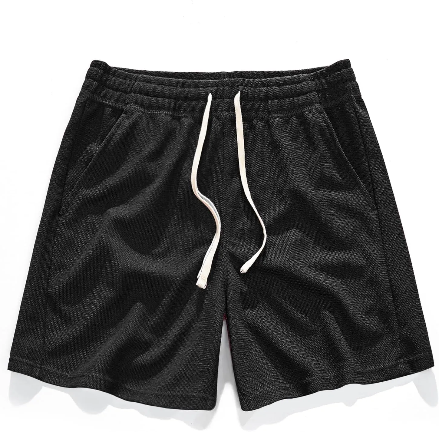 AIMPACT Mens Athletic Sweat Shorts 5.5" Elastic Waist Casual Pajama Short with Pocket Gym Workout Short Shorts for Men