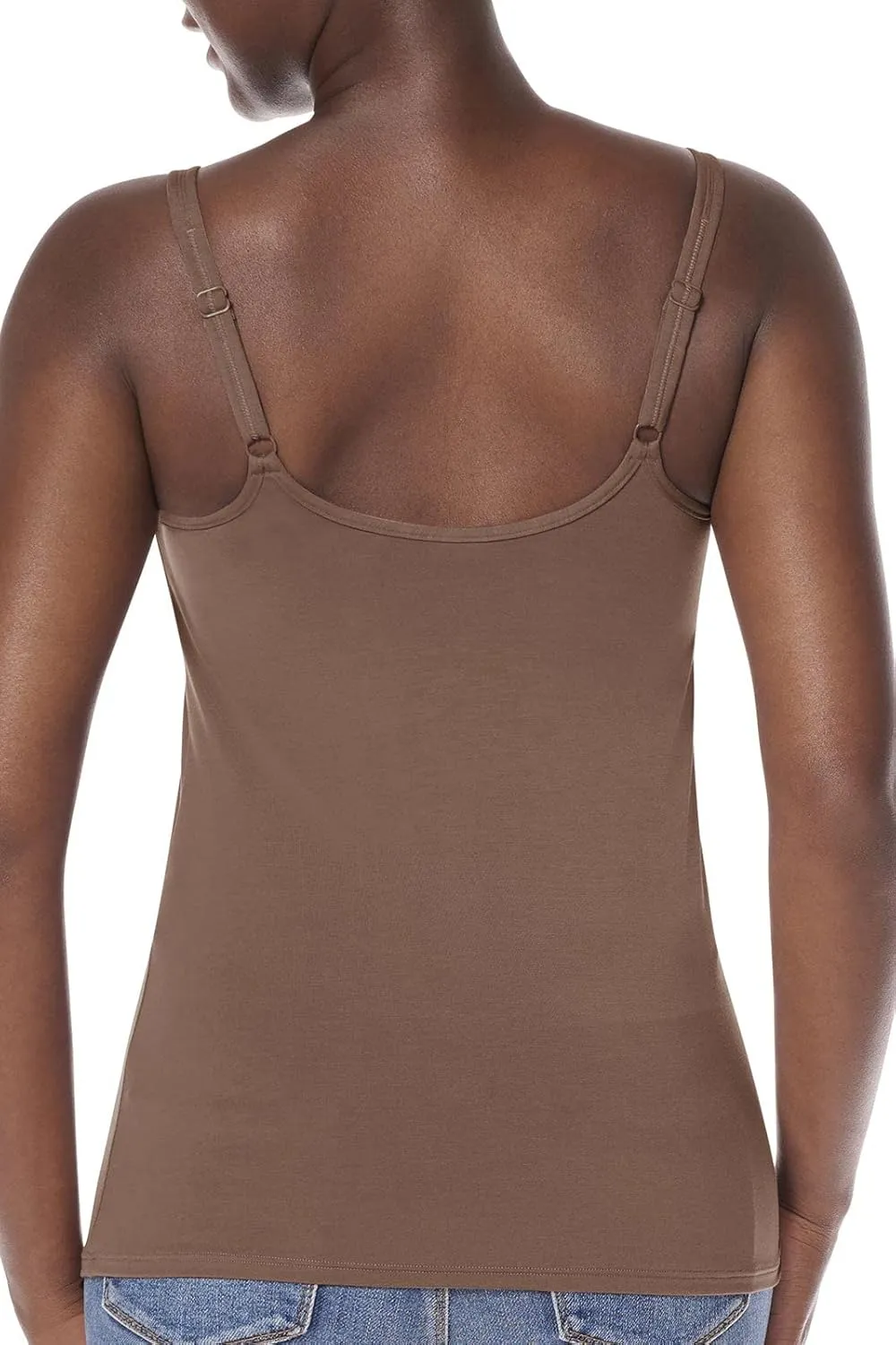 Amoena Women's Valetta Pocketed Camisole W/Built in Shelf Bra Nude