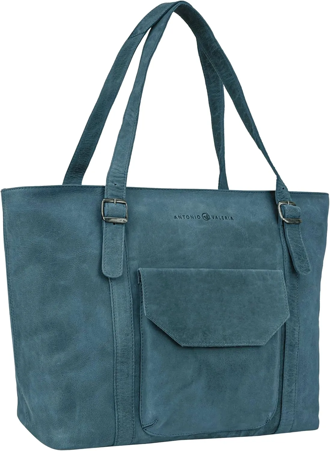 ANTONIO VALERIA Sage Leather Tote/Top Handle Shoulder Bag for Women