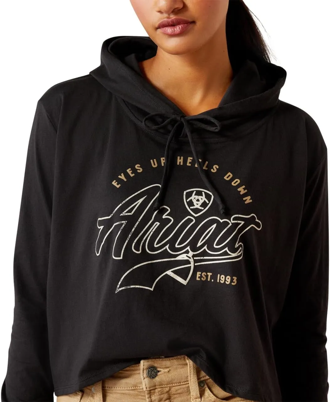ARIAT Women's Heels Down Hoodie T-Shirt