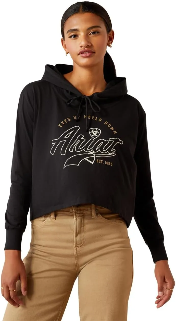 ARIAT Women's Heels Down Hoodie T-Shirt