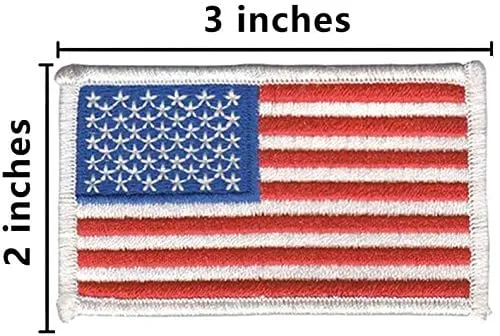 ASA Techmed Tactical Backpack with Waterproof Pouch   6 Embroidered U.S. Flag Patches for Outdoors, Travel