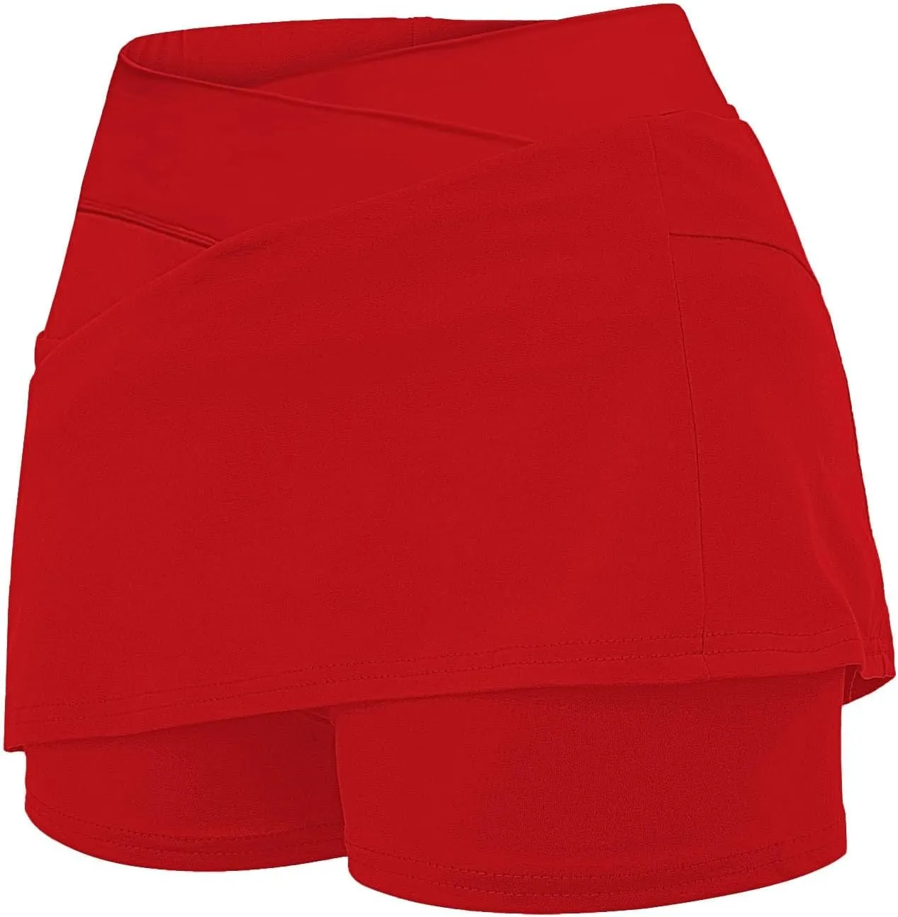 Athletic Skirts for Women Summer Loose Trendy Drawstring Solid Sports Tennis Skirts Built-in Shorts Plus Size, S-5XL