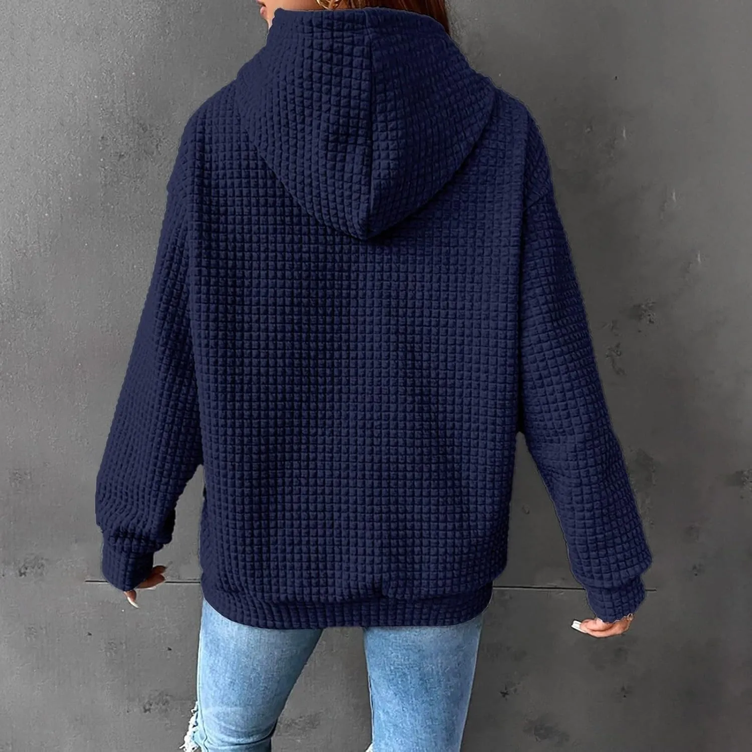 Basysin Oversized Sweatshirt for Women Fall Hoodies Dandelion Daisy Printed Hooded Sweatshirt Casual Pullover with Pockets
