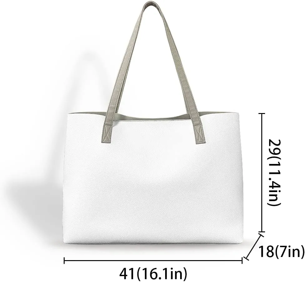Big Capacity Women's Tote Satchel Handbag with Inner Pocket Top-handle Purse