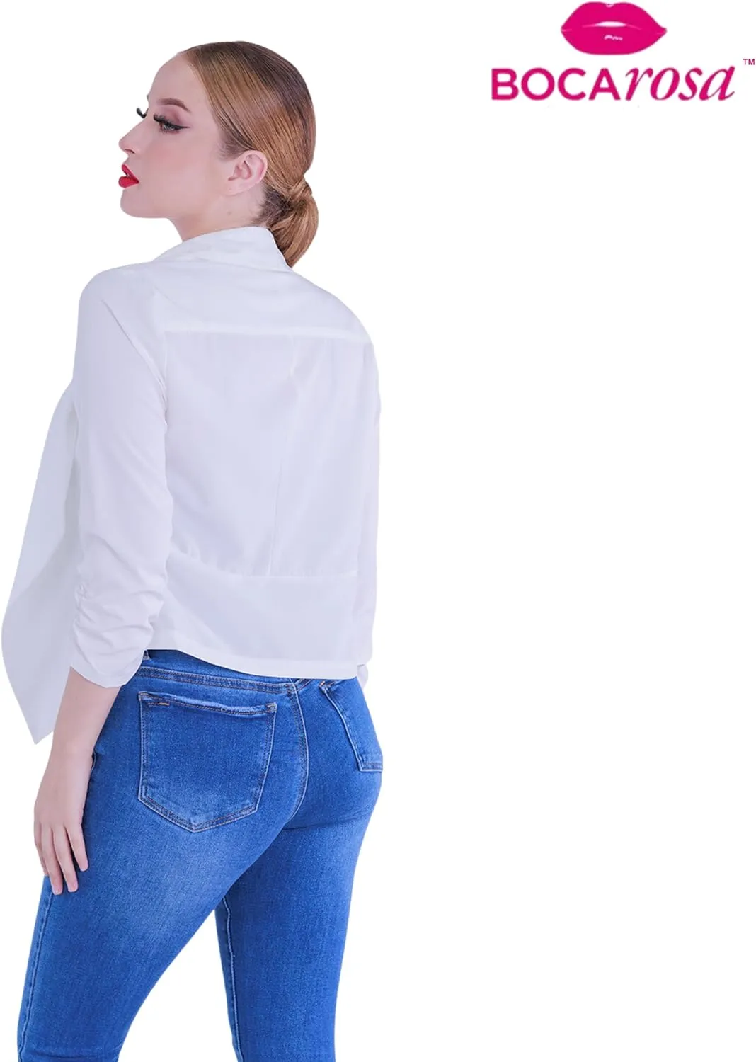 Blazer Long Sleeve Women Casual Business Open Front Long Sleeve Work Office Blazer Jacket Fashion Ladies Trendy