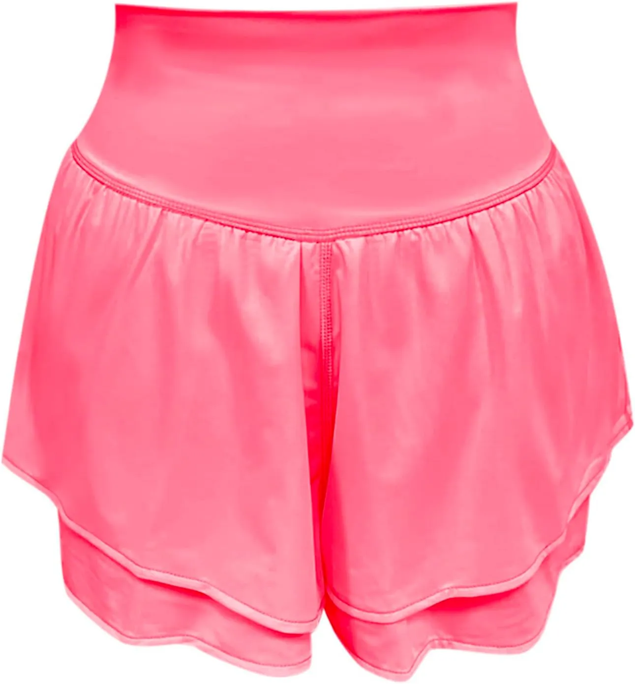 Butterfly Flowy Skirts for Women 2 in 1 High Waisted Workout Athletic Tennis Skort with Short Gym Ruffled Mini Skirt