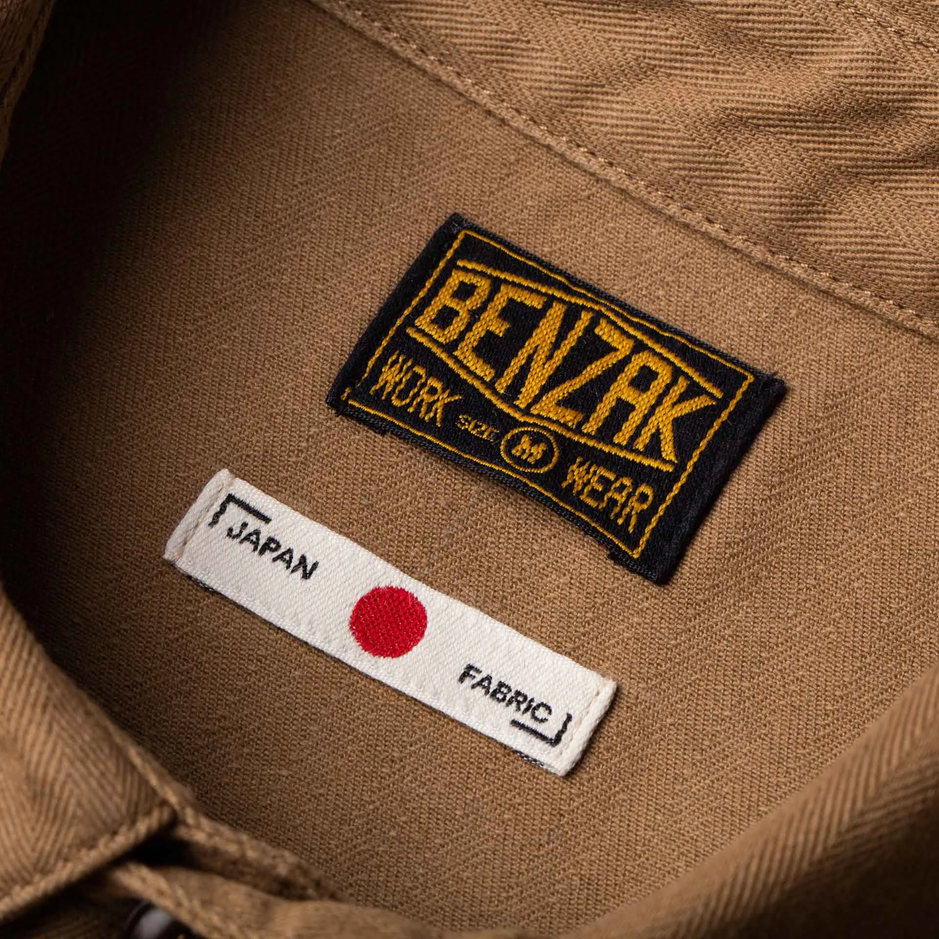 BWS-02 UTILITY SHIRT 8 oz. brown herringbone [CORE]