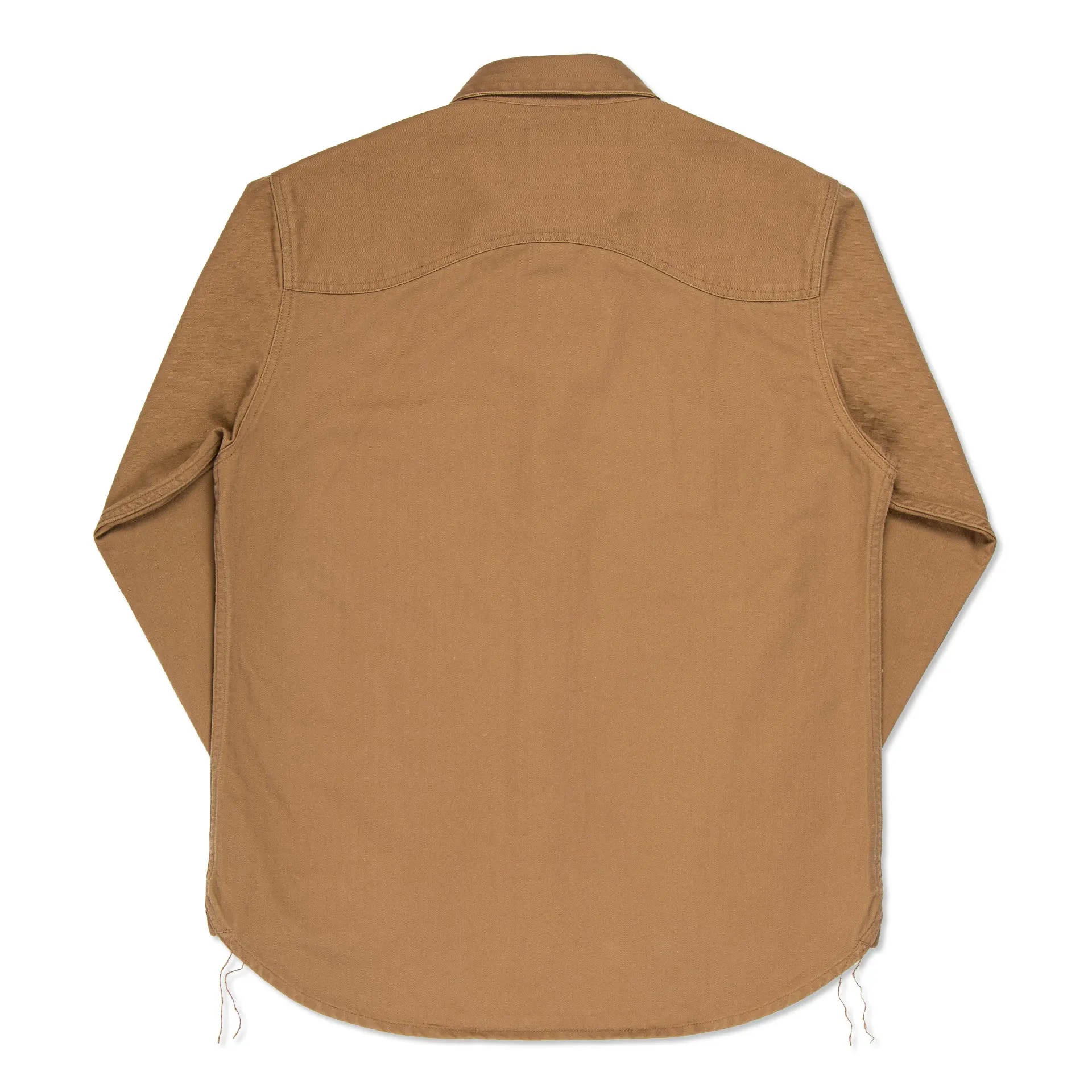 BWS-02 UTILITY SHIRT 8 oz. brown herringbone [CORE]