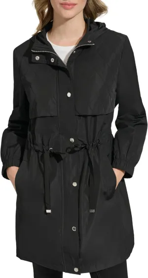 Calvin Klein Women's Button Trench Coat
