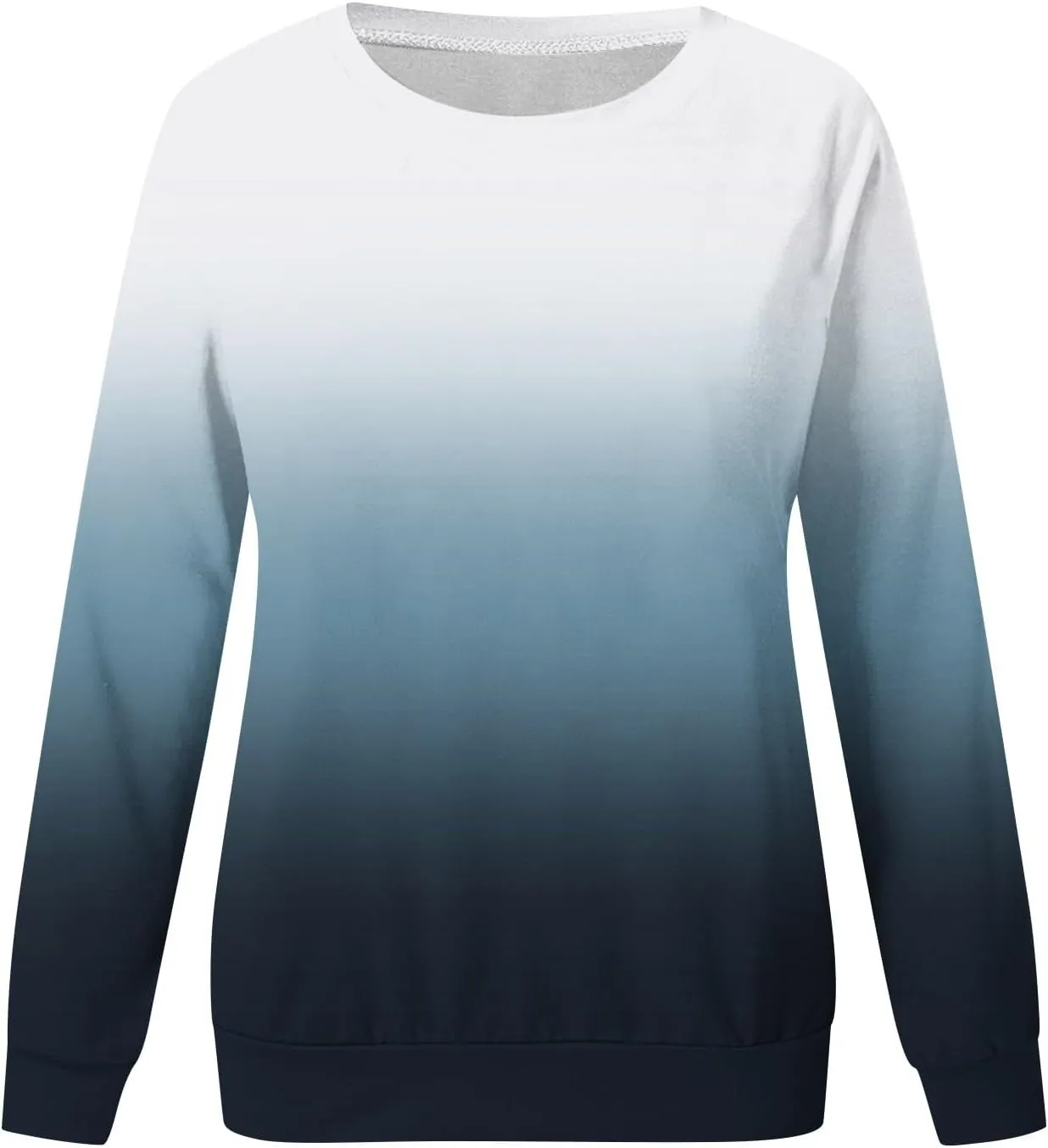 Ceboyel Long Sleeve Shirts for Women Crewneck Sweatshirt Pullover Casual Long Sleeve Tops Trendy Loose Fit Fall Clothing 2023
