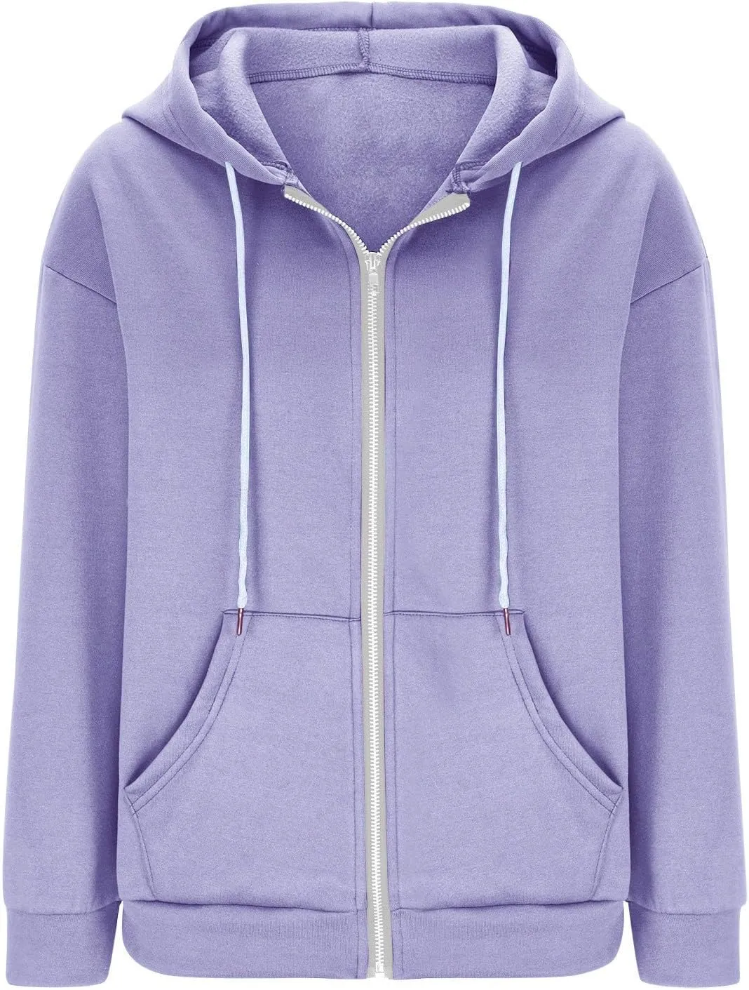 Ceboyel Sweatshirt for Womens Fashion Full Zip Hoodie Oversized Long Sleeve Jackets Y2k Trendy Teen Girls Fall Clothes 2023