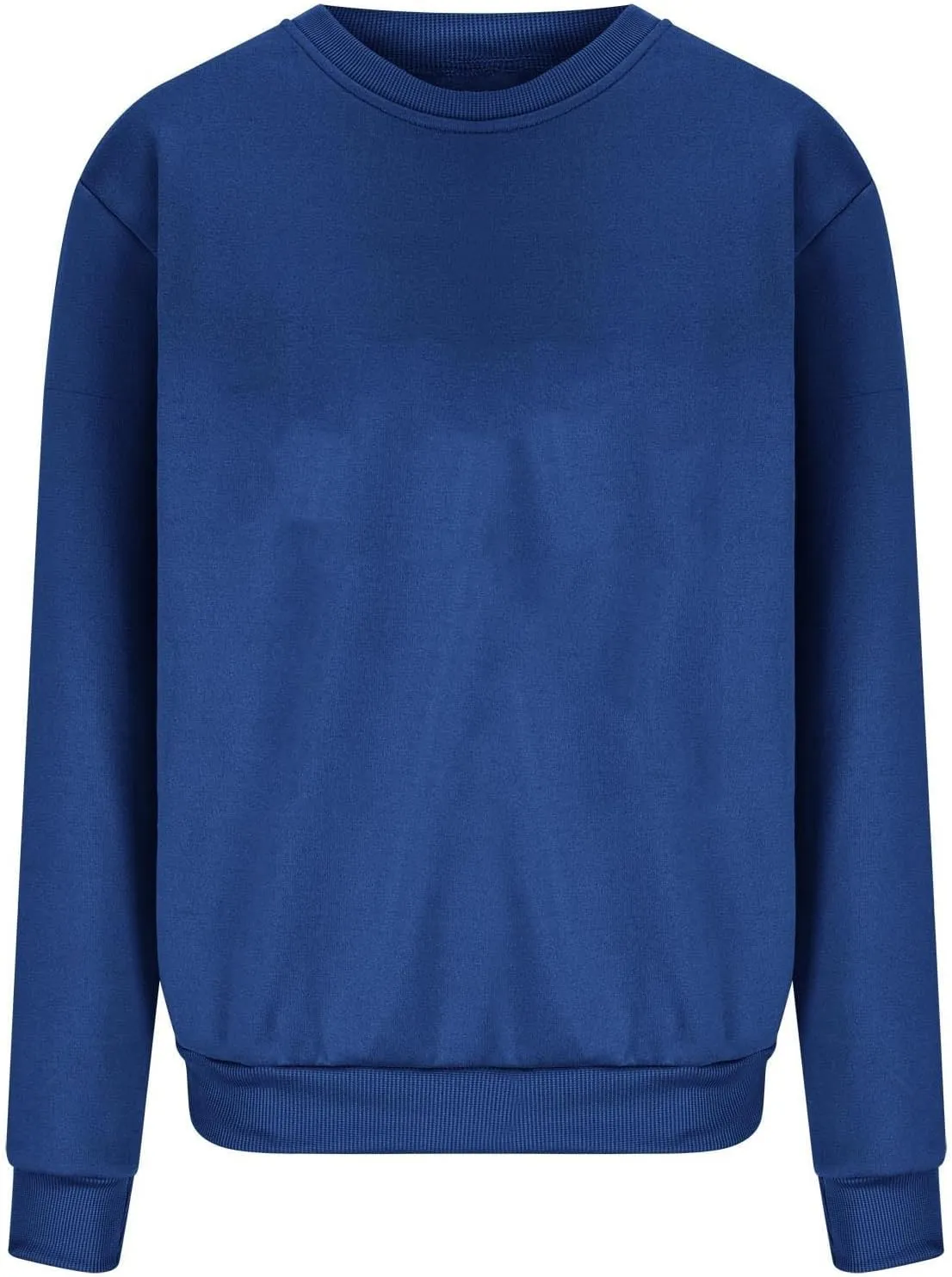 Ceboyel Women Crewneck Sweatshirt Trendy Oversized Pullover Sweater Long Sleeve Shirts Y2k Fashion Clothing 2023