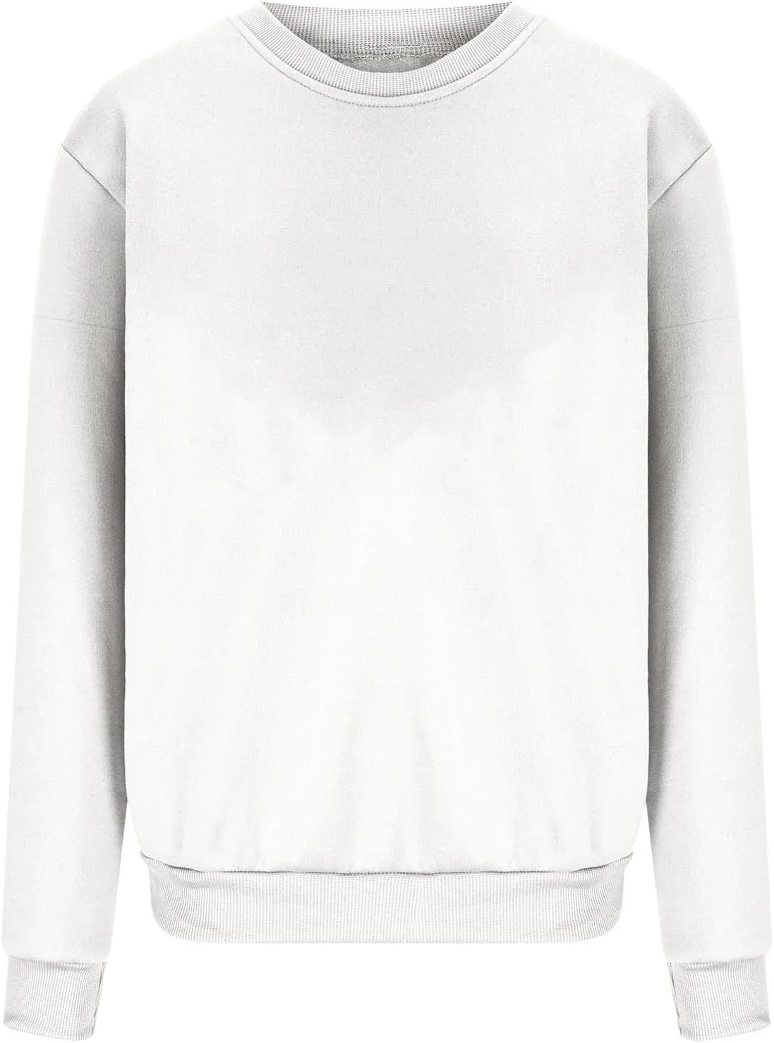 Ceboyel Women Crewneck Sweatshirt Trendy Oversized Pullover Sweater Long Sleeve Shirts Y2k Fashion Clothing 2023