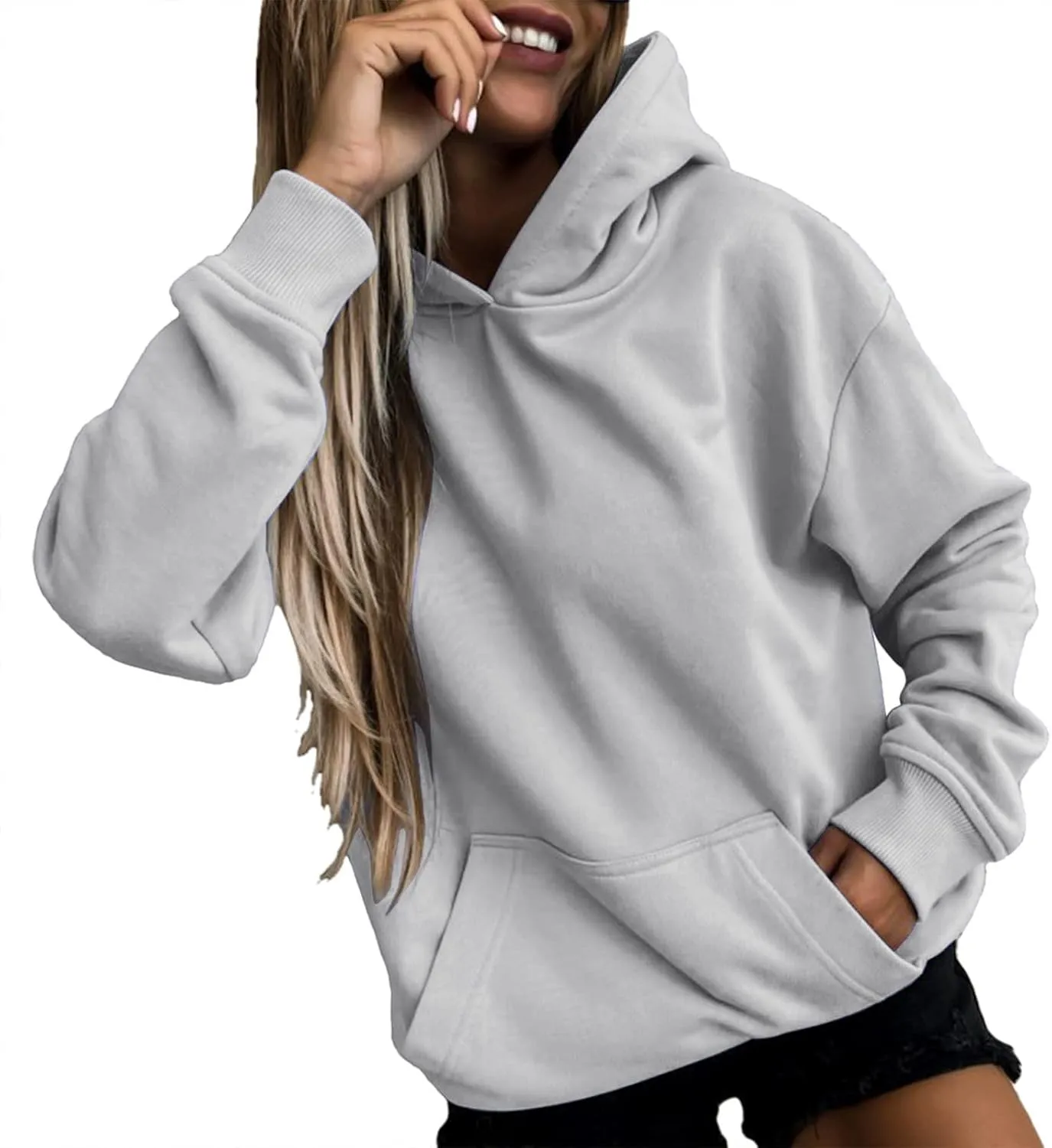 Ceboyel Womens Hoodies Oversized 2023 Hooded Pullover Sweatshirts Long Sleeve Fall Tops Y2K Teen Girls Clothing With Pockets