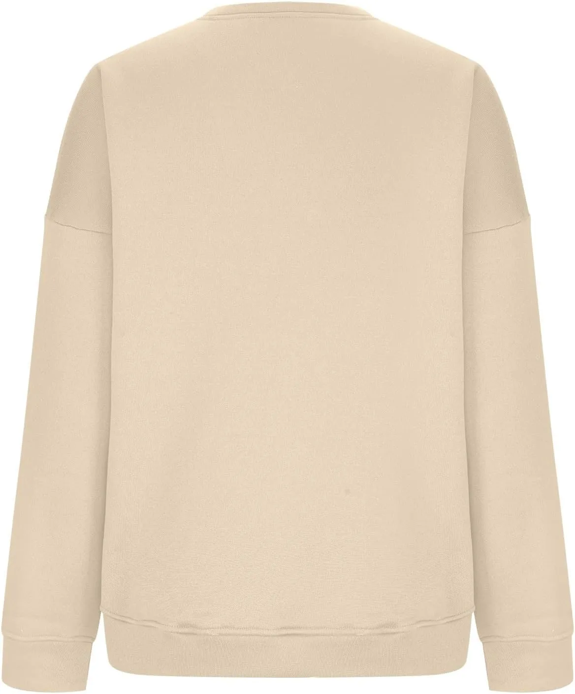 Ceboyel Womens Oversized Sweatshirts 2023 Solid Color Long Sleeve Tops Crew Neck Trendy Pullover Y2K Fall Fashion Outfits
