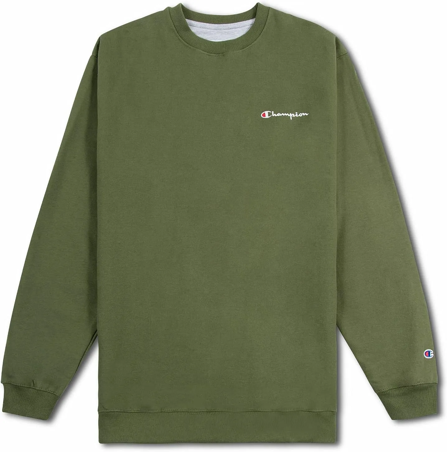 Champion Crewneck Sweatshirt Big and Tall - Fleece Pullover Sweatshirt for Men