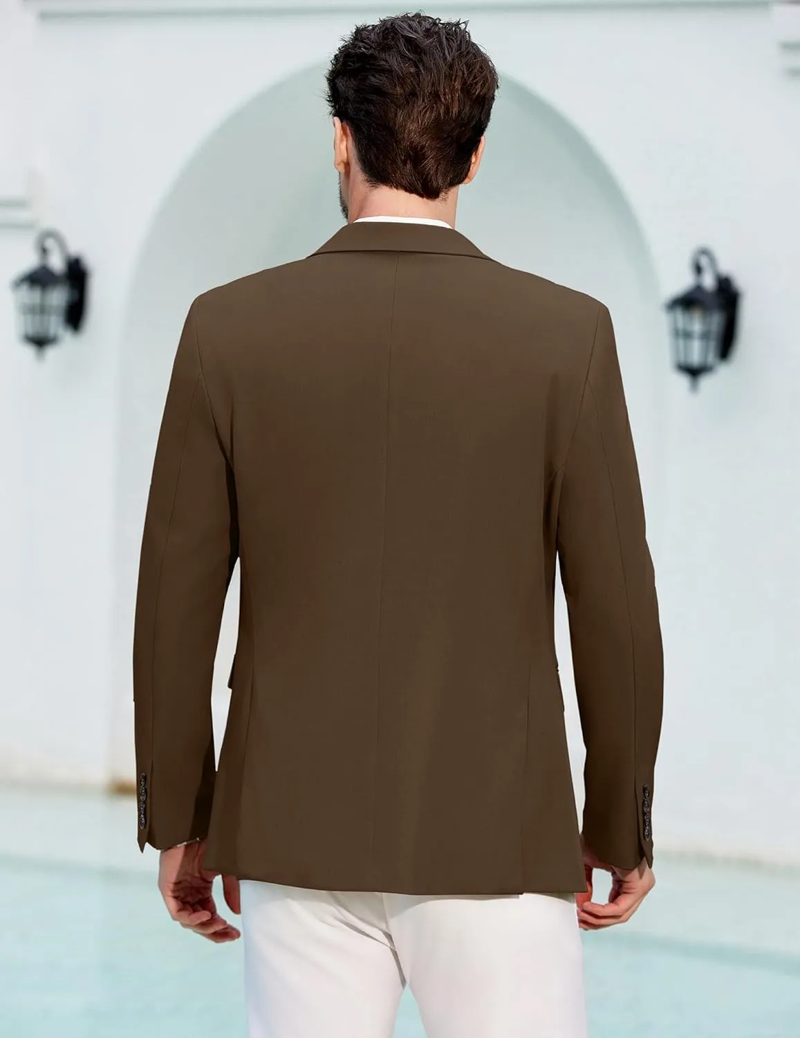 COOFANDY Men's Casual Blazer Regular Fit Lightweight Sport Coats One Button Suit Jacket Dress Blazer Jackets