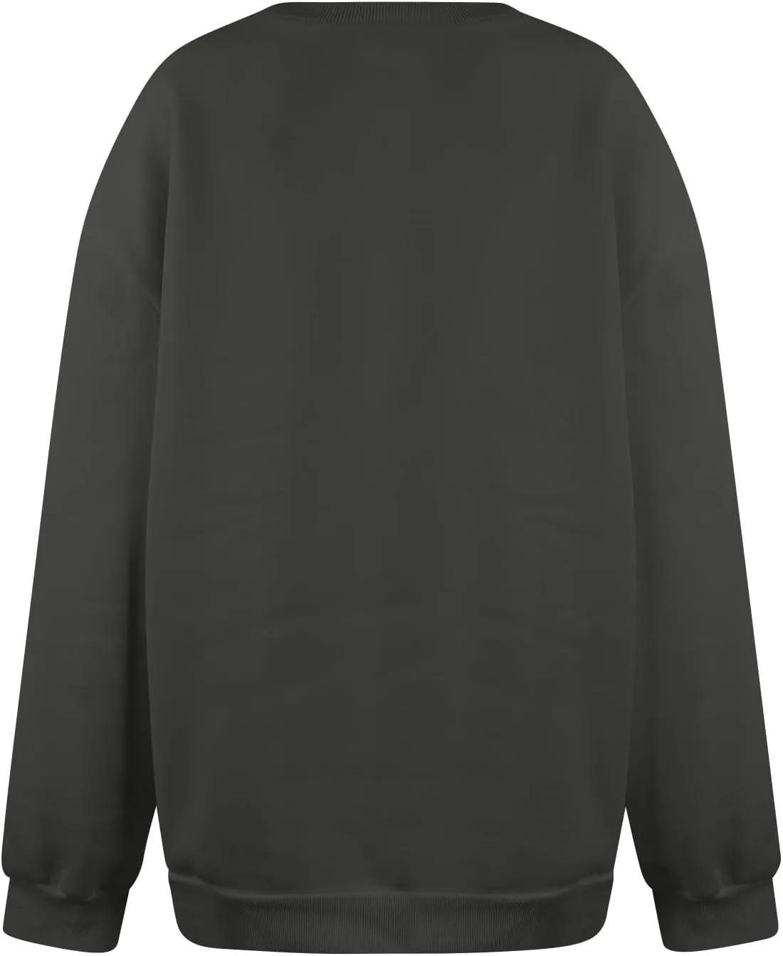 Crewneck Sweatshirts Women Fleece Sweatshirt No Hood Long Sleeve Shirt Hoodies Pullover Casual Loose Fitting Tops