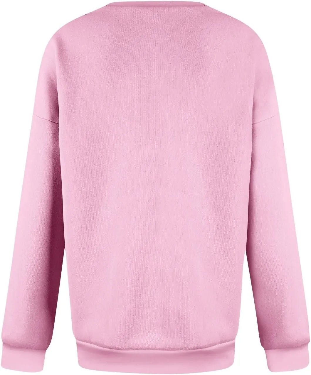 Crewneck Sweatshirts Women Oversized Preppy Sweatshirt Cute Loose Fit Fleece Pullover Comfort Plain Hoodies