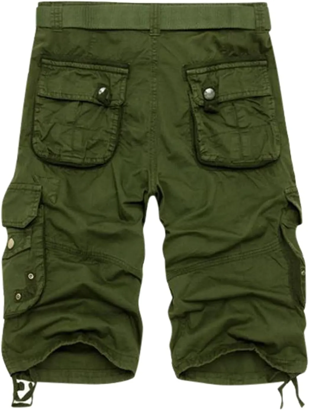 CRNTCEM Men Casual Cargo Shorts Combat Twill Work Chino Knee Length Short Summer Training Tactica Military Shorts with Pocket