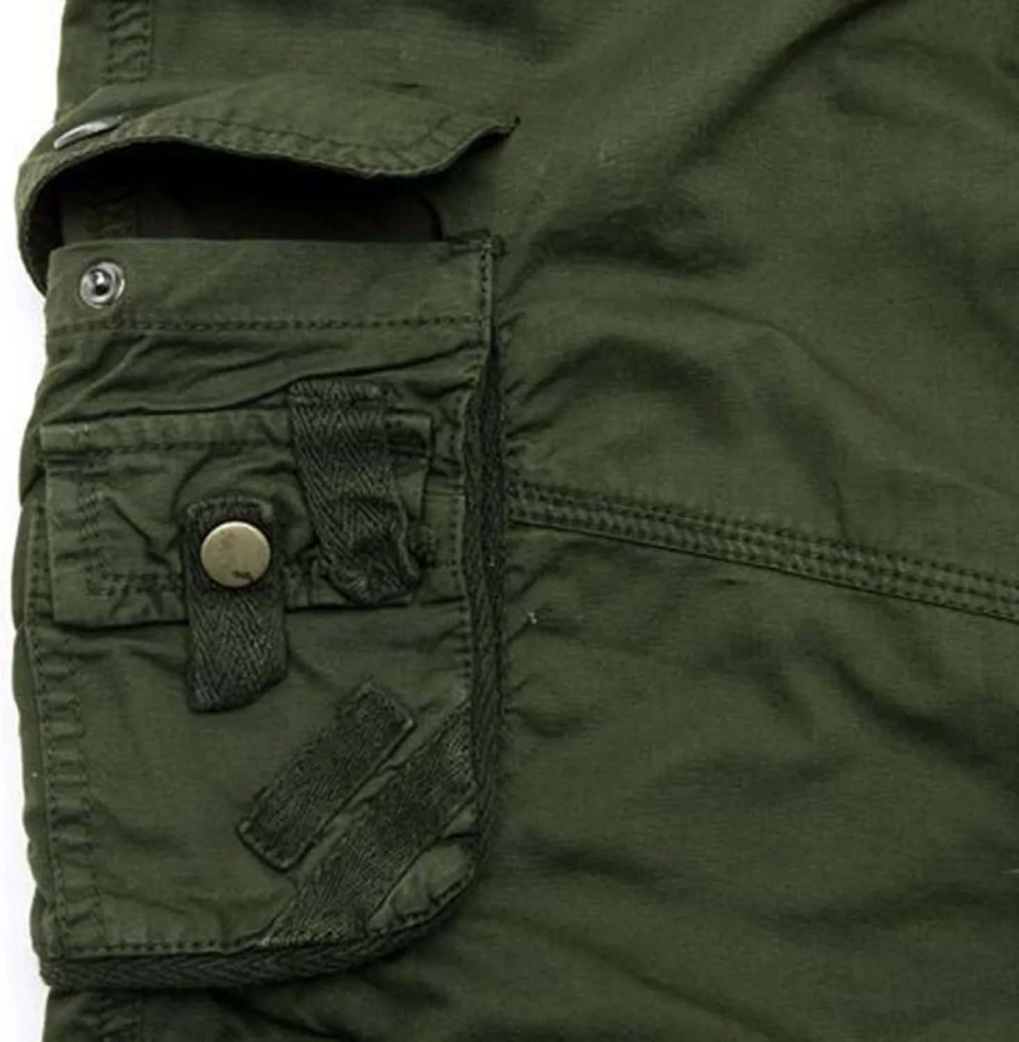 CRNTCEM Men Casual Cargo Shorts Combat Twill Work Chino Knee Length Short Summer Training Tactica Military Shorts with Pocket