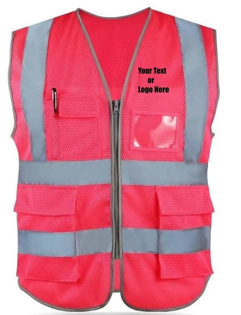Custom Personalized Safety Vest Meets ANSI/ISEA Standards