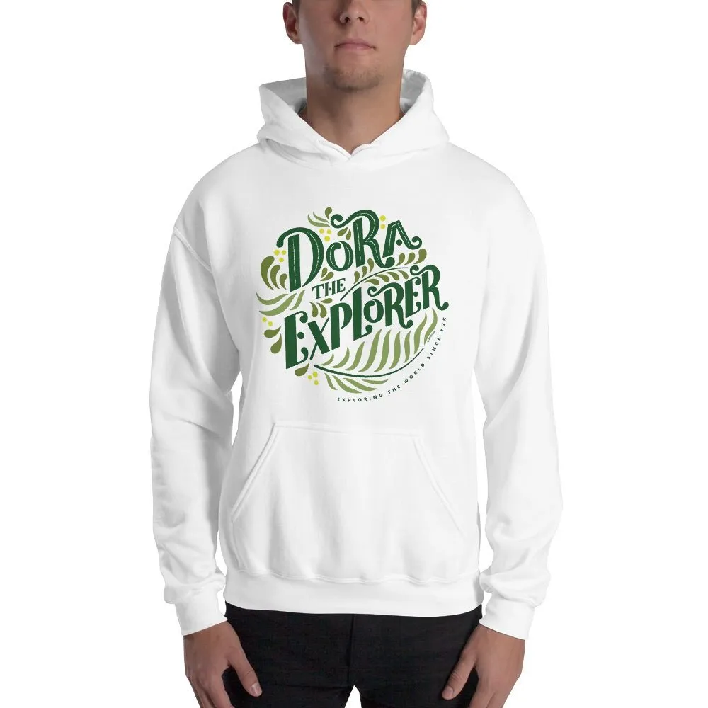 Dora the Explorer Floral Hooded Sweatshirt