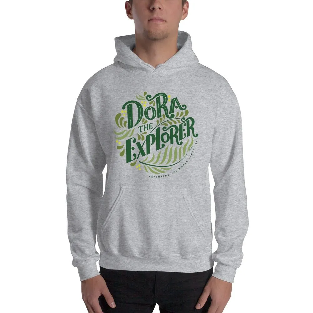 Dora the Explorer Floral Hooded Sweatshirt