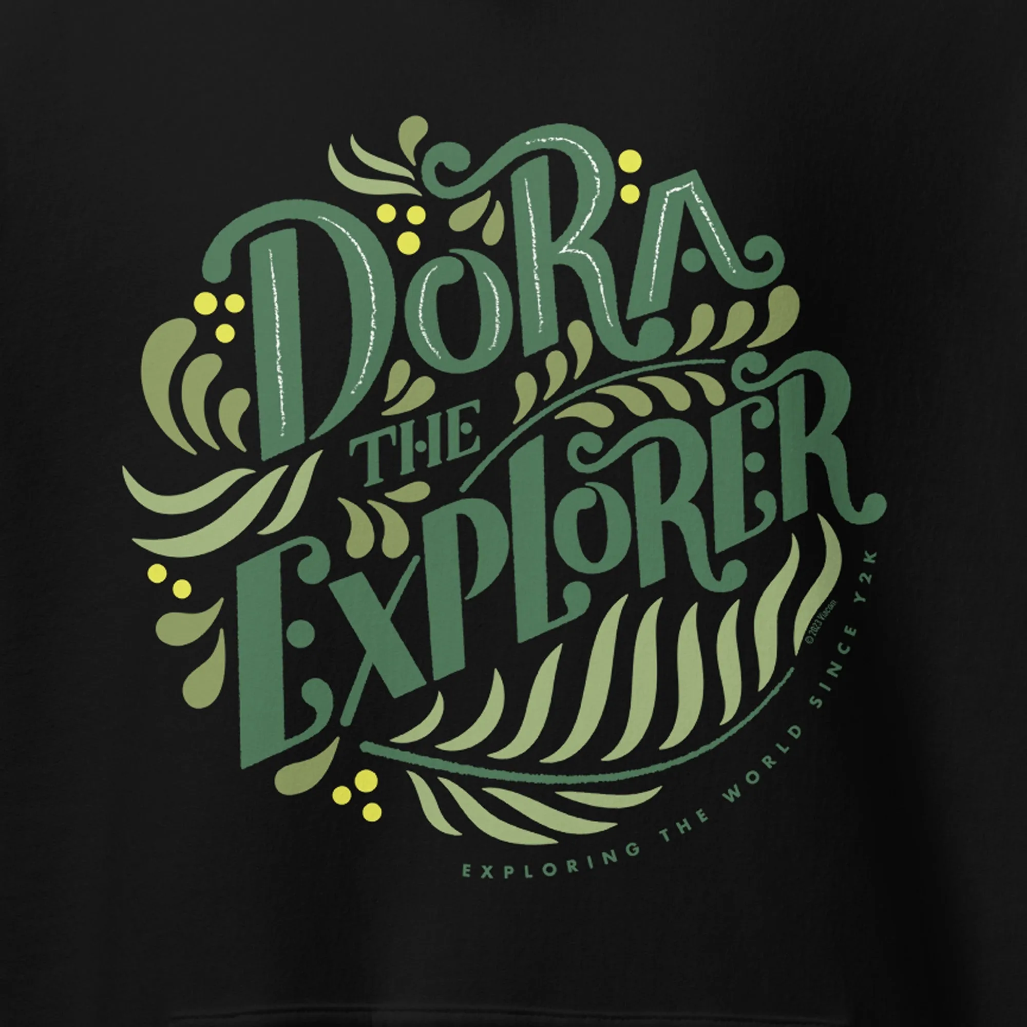 Dora the Explorer Floral Hooded Sweatshirt