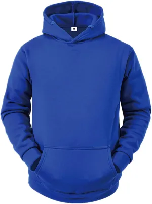 DuDubaby Men Long Hooded Sweatshirt Autumn and Winter Hooded Sweater Long Sleeve Sweater Top