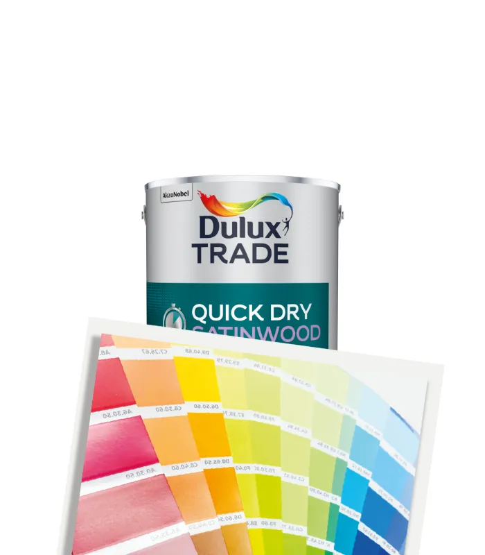 Dulux Trade Quick Dry Satinwood - Tinted Colour Match