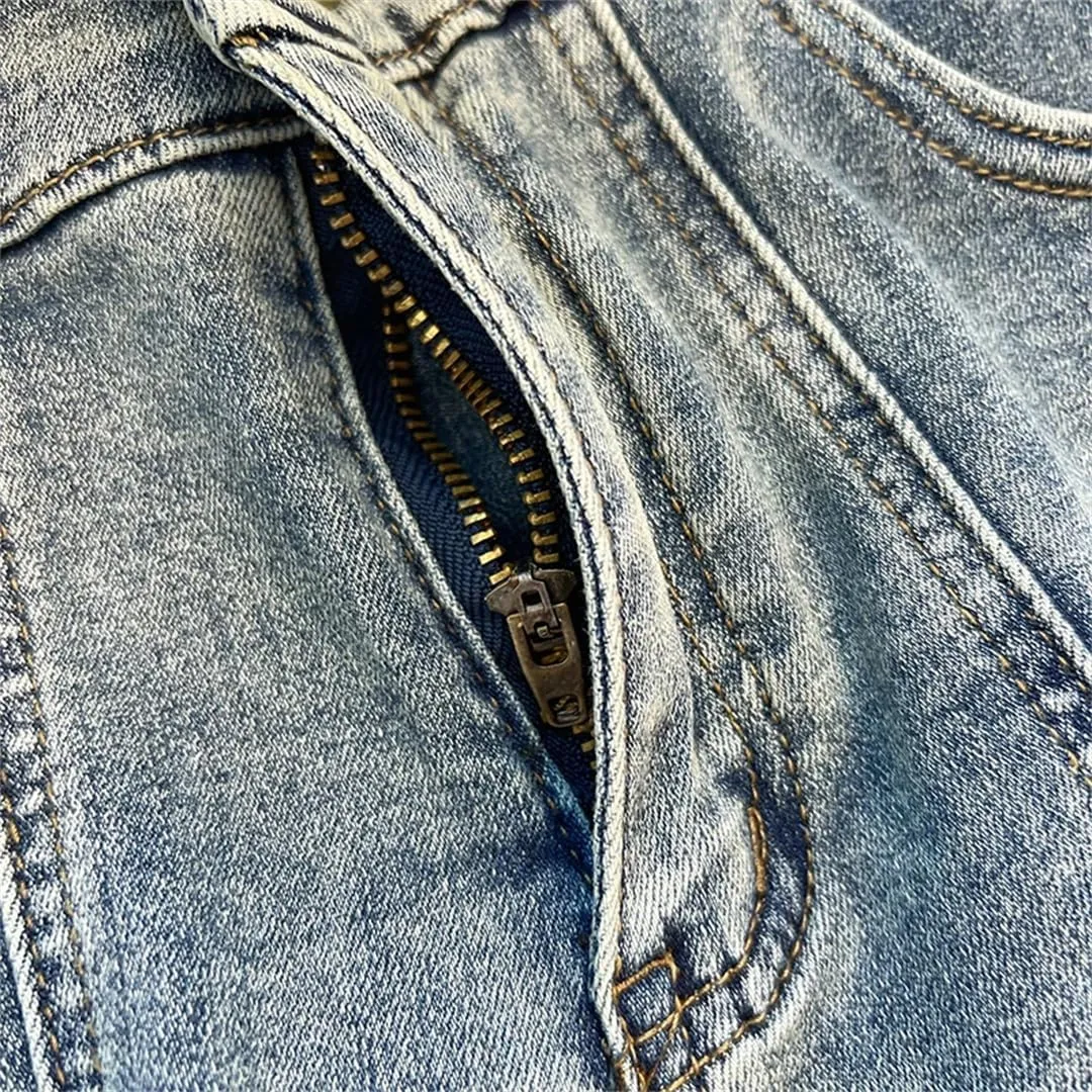 Elegant Three Breasted Denim Shorts Women Spring Summer High Waisted Wide Leg Jeans Fashion Double Pocket Slim Fit Shorts