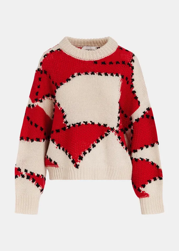Essentiel Gastrono Embroidered Knit Pullover