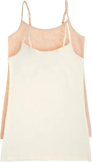 Felina | Organic Cotton Camisole 2-Pack | Plant-Based Dyes | Hypoallergenic