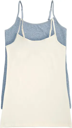 Felina | Organic Cotton Camisole 2-Pack | Plant-Based Dyes | Hypoallergenic