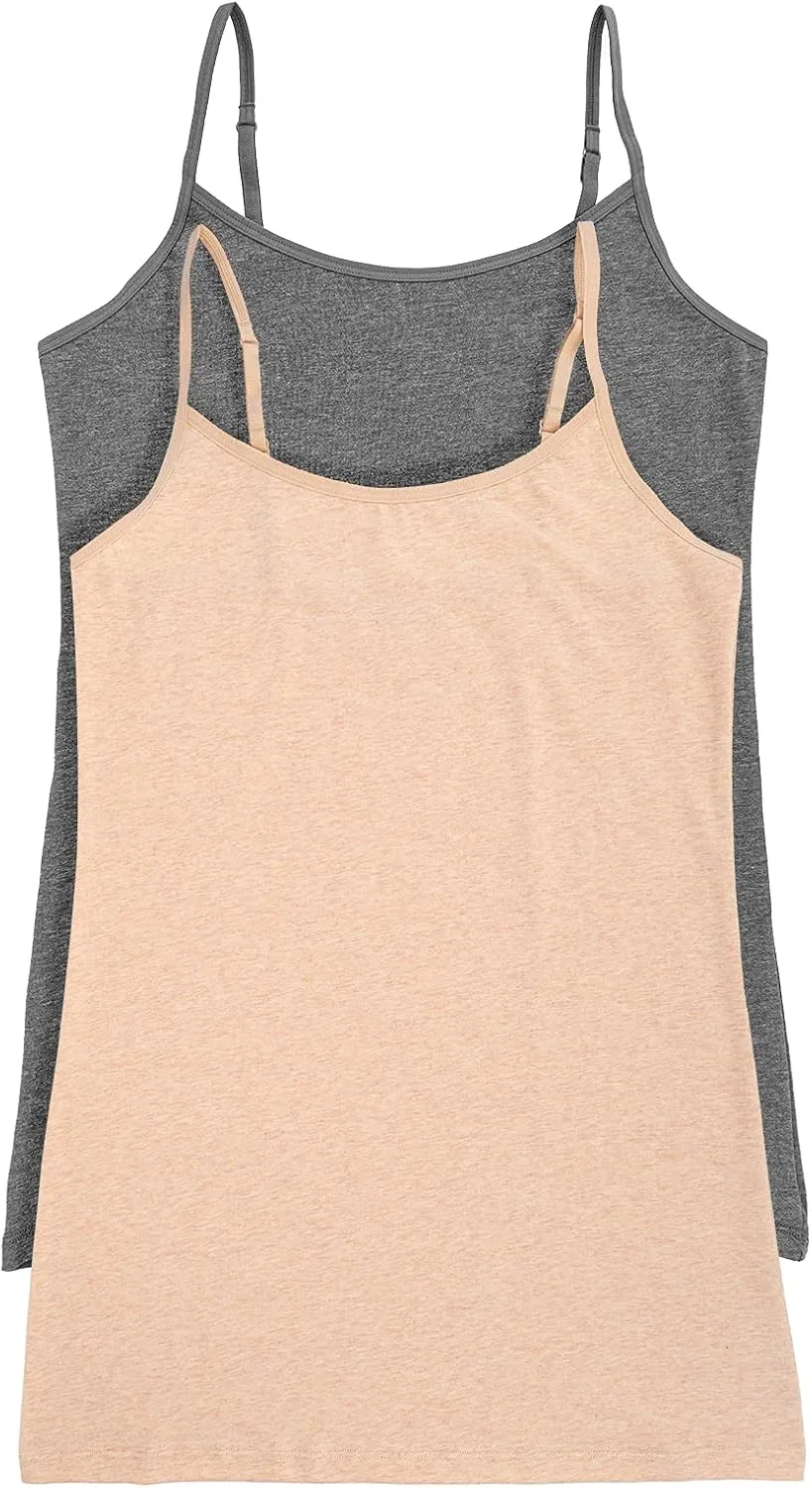 Felina | Organic Cotton Camisole 2-Pack | Plant-Based Dyes | Hypoallergenic