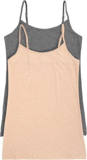 Felina | Organic Cotton Camisole 2-Pack | Plant-Based Dyes | Hypoallergenic