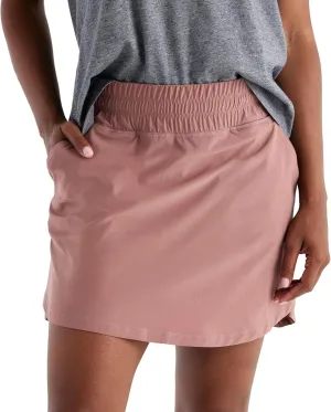Free Fly Women's Pull-On Breeze Skirt - UPF 50  Sun Protection Casual Skirt for Women - Athletic, Travel, Golf