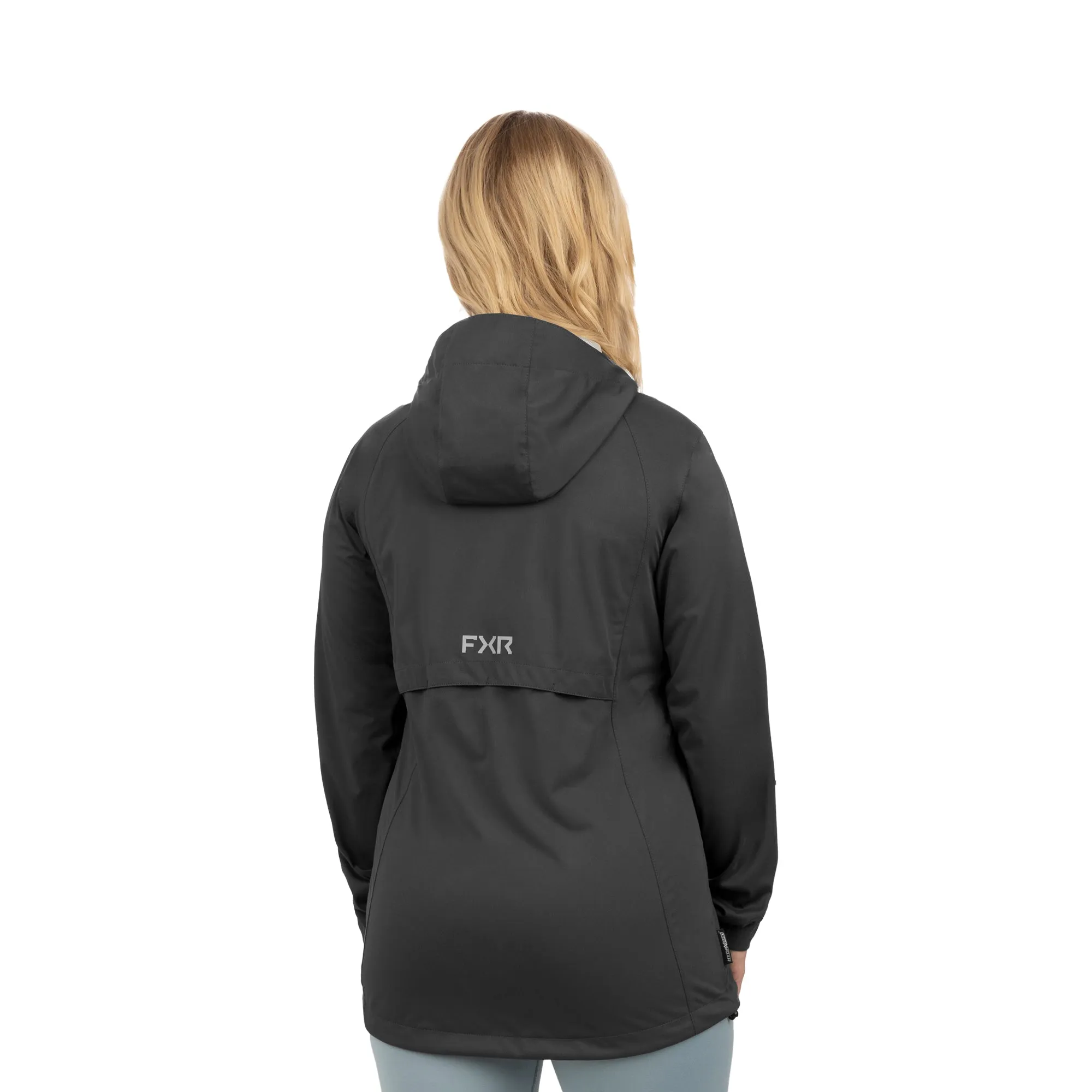 FXR Womens Jade Dual Laminate Jacket Asphalt Grey