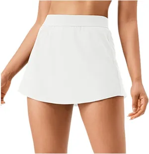 FZVYD Pleated Tennis Skorts Skirts for Women with Pockets High Waisted Golf Skirt Workout Athletic Casual Comfy Mini Skirts