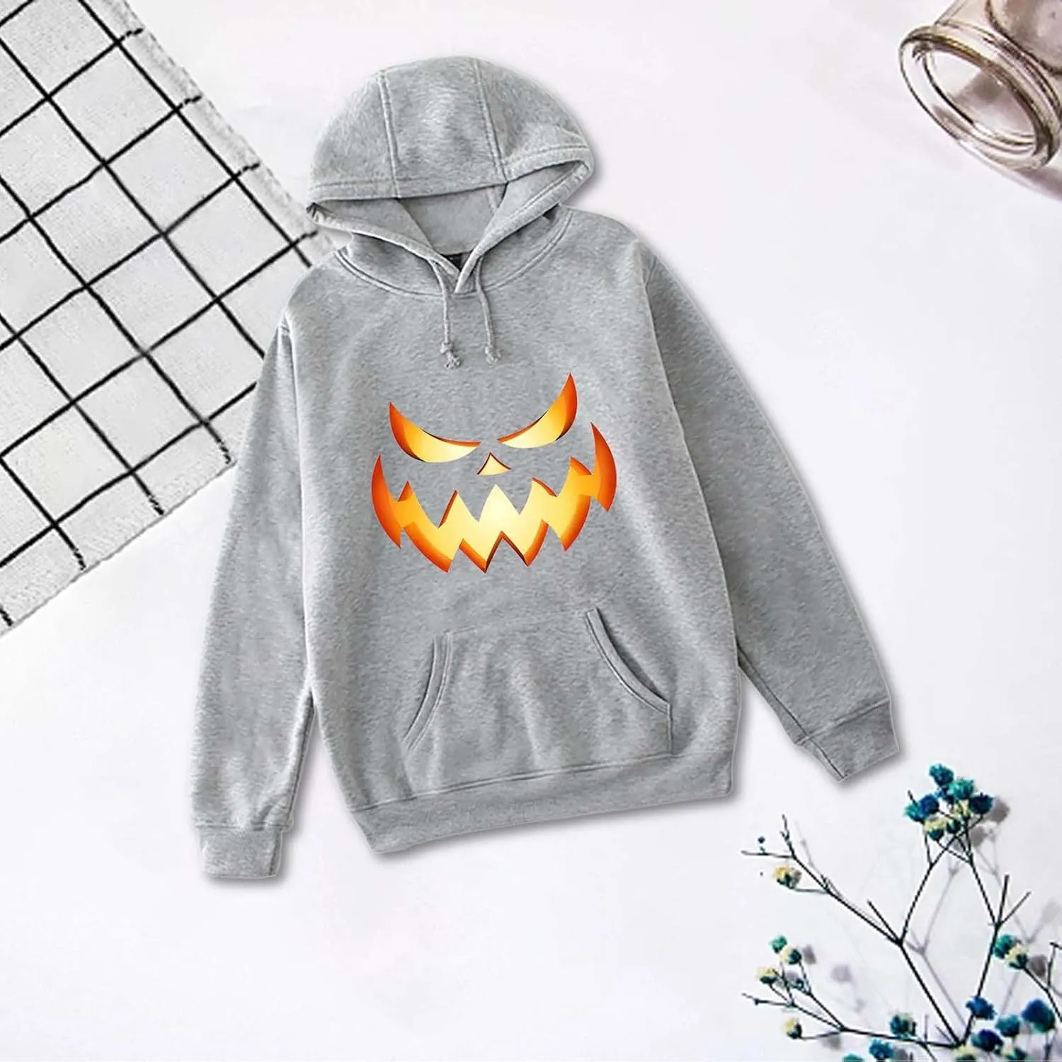 Halloween Clothes Casual Fashion Halloween Printed Hoodie Toddler Halloween Sweatshirt Boy Gothic Clothes For Women