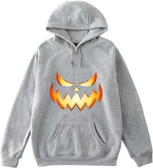 Halloween Clothes Casual Fashion Halloween Printed Hoodie Toddler Halloween Sweatshirt Boy Gothic Clothes For Women