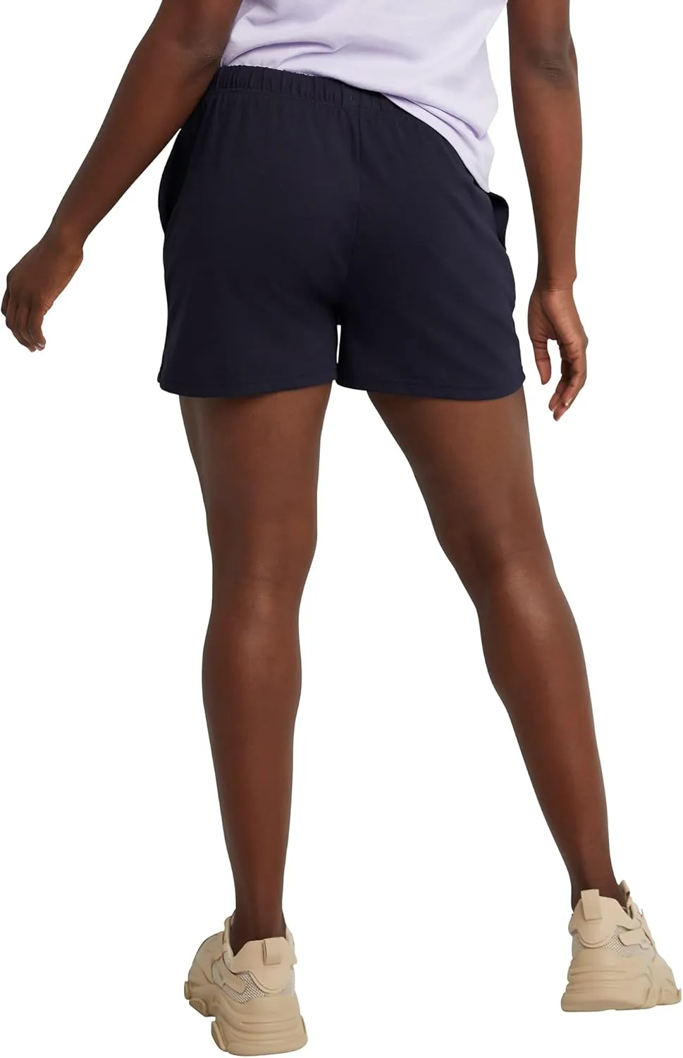 Hanes Women's Essentials Drawstring Adjustable Cotton Shorts