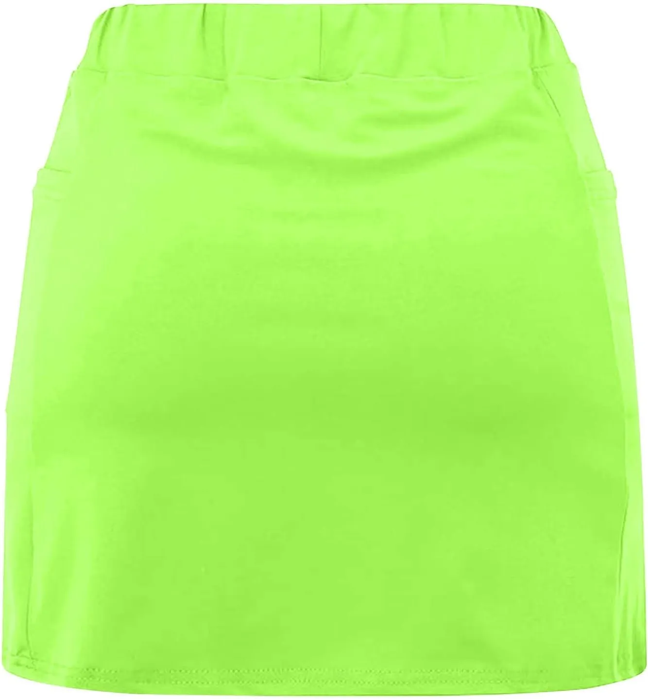 High Waisted Tennis Skirt for Women with Inner Shorts Plus Size Athletic Skorts Solid Casual Workout Built-in Shorts