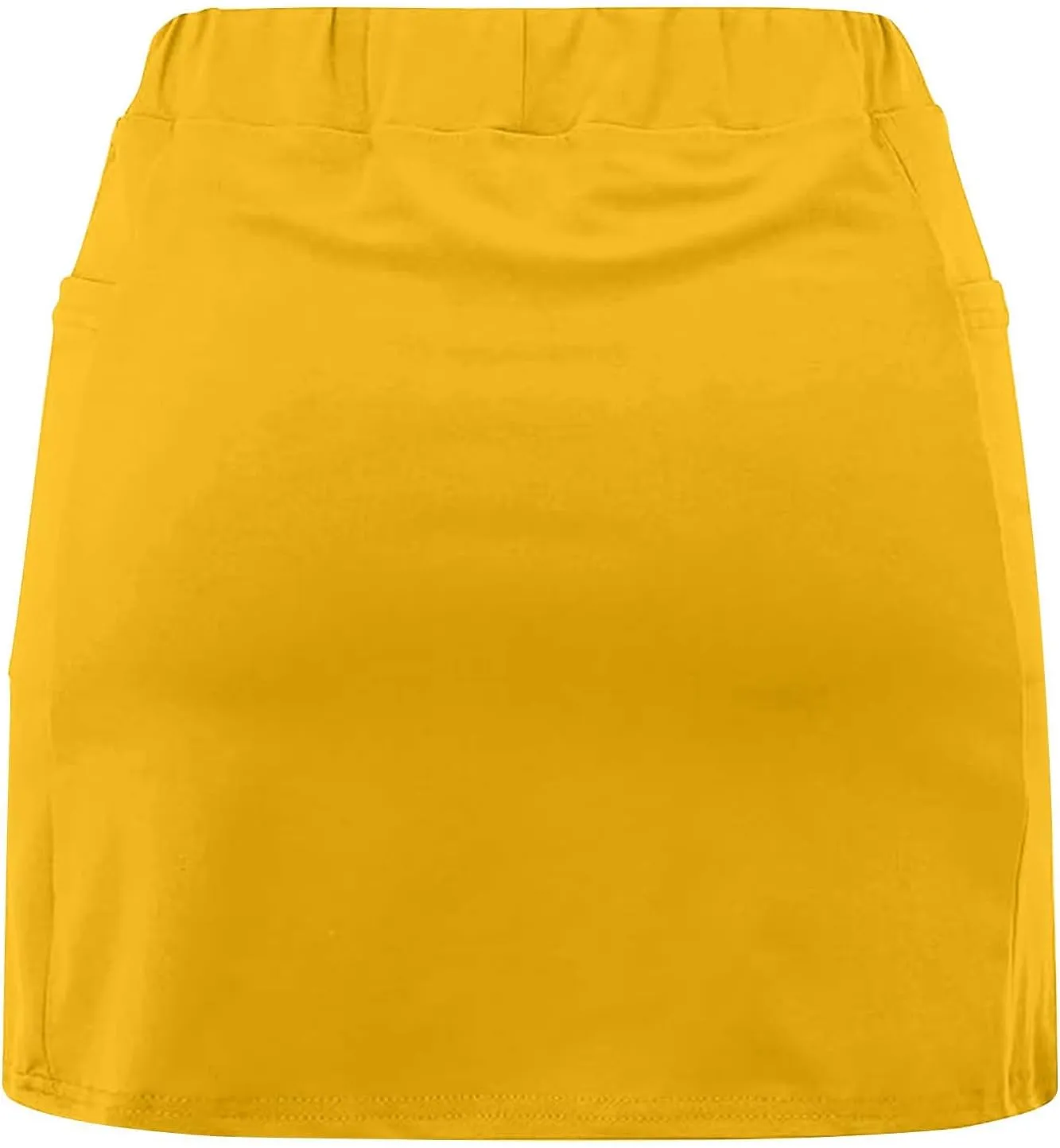 High Waisted Tennis Skirt for Women with Inner Shorts Plus Size Athletic Skorts Solid Casual Workout Built-in Shorts